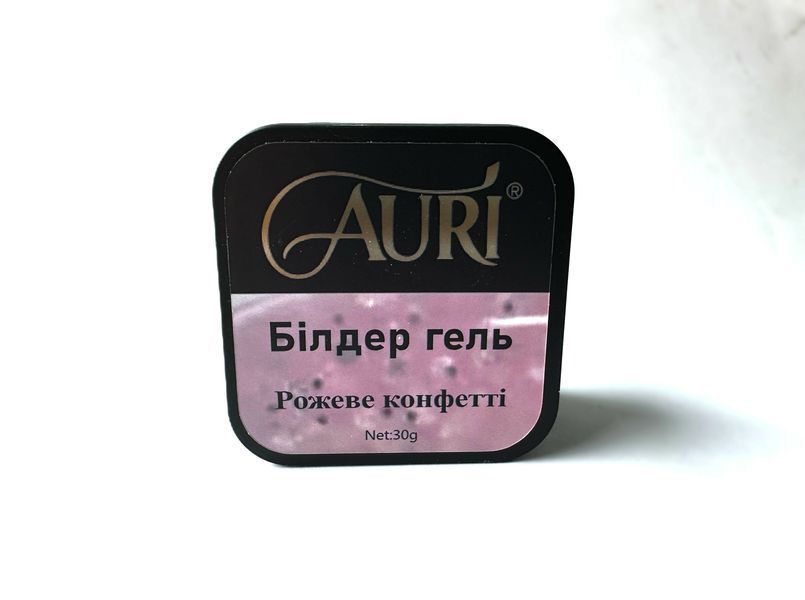 Білдер-гель, Рожеве конфетті, 30 г AURI-BG-NU-08 фото