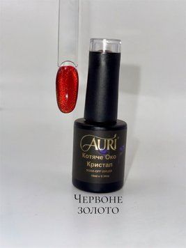 Гель-лак Котяче око, Червоне золото AURI-CE-RG-03 фото